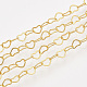 Brass Heart Link Chains CHC-T007-05G-1
