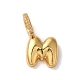 Латунные микро проложить кубического циркония подвески KK-K345-13M-G-1