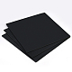 PVCモールドプレート  長方形  砂テーブルモデル材料供給  ブラック  300x300x3.2mm DIY-WH0096-64B-3