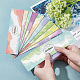 90 Stück 9 Stile Seifenpapieranhänger mit Farbfleckenmuster DIY-WH0399-69-024-5