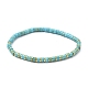 Bracelets de perles extensibles en howlite naturelle BJEW-JB05496-04-1