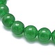 Stretch-Armbänder aus natürlicher malaysischer Jade (gefärbt). BJEW-K212-A-013-3