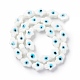 Chapelets de perles vernissées manuelles LAMP-F024-02B-4