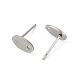 Фурнитура для сережек-гвоздиков из нержавеющей стали 304 STAS-Q353-02P-2