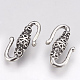 Tibetan Style Alloy Hook and S-Hook Clasps TIBE-T011-210AS-FF-1