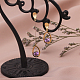 Brass Micro Pave Cubic Zirconia Dangle Stud Earrings EJEW-EE0004-15G-01-3