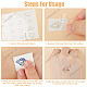GORGECRAFT 6 Sheets 6 Styles Simple Temporary Tattoo Moon Tattoos Removable Body Stickers Paper Waterproof Planet Star Sun Heart Universe Theme Pattern Tats Suit for Arm Neck Birthday Party Favors DIY-GF0007-13-6