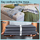GORGECRAFT 8Pcs 4 Styles Bed Sheets Organizer Bands Sheet Keepers Closet Storage King Twin Full Queen Elastic Sheet Straps for Wardrobe Room Foldable Bedsheet Sets Pillow Cases Duvets AJEW-GF0007-37-5