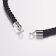Nylon Twisted Cord Bracelet Making MAK-F019-P-3