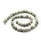 Chapelets de perles de jade paix naturelle G-Q462-50-8mm-3