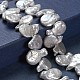 Hebras de cuentas de perlas keshi de perlas barrocas naturales en forma de lágrima PEAR-R015-10-4