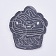 機械刺繍布地手縫い/アイロンワッペン  マスクと衣装のアクセサリー  パイルレットアップリケ  ケーキ  カラフル  83x70x1mm DIY-WH0055-13-2