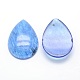 Blaue Wassermelonen-Steinglas-Cabochons X-G-P393-G03-2