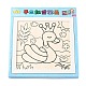 Наборы для рисования из целлюлозы с рисунком лебедя своими руками DIY-G033-04B-2