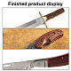 Unfinished Sandalwood for Knife Handle Crafts WOOD-WH0036-07-7