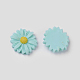 Mixed Color Flower Resin Cabochons X-CRES-A965-M-2