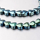 Chapelets de perles en hématite synthétique sans magnétique G-F300-22A-07-1
