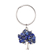 Porte-clés en lapis-lazuli naturel KEYC-JKC00219-07-1