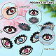 AHANDMAKER 6 Pcs Eye Beaded Patches for Clothes FIND-GA0002-49-4