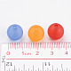 12mm Mixed Transparent Round Frosted Acrylic Ball Beads X-FACR-R021-12mm-M-4