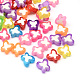 Transparent Butterfly Acrylic Beads TACR-Q007-01-1
