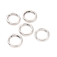 925 anillos de puerta de resorte de plata esterlina STER-D036-10AS-01-3