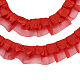 2-Layer Pleated Satin Organza Ribbons PJ-TAC0004-02B-2