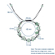 Регулируемые нейлоновые шнур плетеный браслеты из бисера BJEW-JB04602-02-5