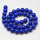 Chapelets de perles en turquoise synthétique TURQ-L018-10mm-02-2
