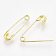 Brass Safety Pins KK-T036-01G-2