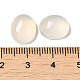 Cabuchones blancos naturales de ágata G-H301-01-3