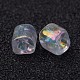 Ab-couleur des perles de rocaille en verre transparent SEED-R026-B01-2