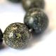Natural Serpentine/Green Lace Stone Round Bead Strands G-E334-12mm-14-4