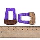 Подвески из смолы и дерева WOOD-F015-11H-3