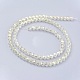 Brins de perles de verre plaquées de couleur AB à facettes (32 facettes) rondes X-EGLA-D021-70-2