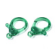 Transparent Acrylic Lobster CLaw Clasps X-TACR-T023-01C-3