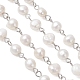 Цепочки из натурального культивированного пресноводного жемчуга&nbsp;AJEW-JB01585-01-3
