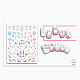 Selbstklebende Nail Art Sticker MRMJ-S011-026E-1