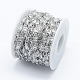 Chaînes avec perles en zircone cubique manuelle CHC-P003-23P-3