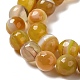 Chapelets de perles en agate à rayures naturelles/agates à bandes G-A246-10mm-15-4