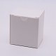 ベーキングニスウッドボックス  フィルムカバー  フォームマット付き  正方形  リングパッキン用  ブラック  6x6x5.2cm CON-WH0076-36-4
