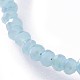 Bracelets de perles de verre à facettes BJEW-JB04593-01-2