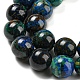 Brins de perles d'azurite naturelle G-P503-8MM-09-4