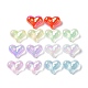 Perlas de acrílico transparentes iridiscentes arco iris chapado uv MACR-D082-08-1