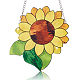 Creatcabin Sonnenblumen-Geschenk zum Aufhängen am Fenster AJEW-WH0258-479-1