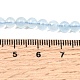 Природные Аквамарин бисер нитей&nbsp;G-G344-A08-4mm-5