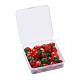 25 pièces 5 tailles pendentifs fraise en résine RESI-ZZ0001-06-9