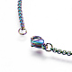 Ion Plating(IP) 304 Stainless Steel Box Chain Necklaces NJEW-P251-02B-3