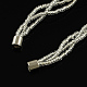 Bracelets de perles de perles à la mode BJEW-R029-10-2
