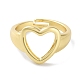 Brass Adjustable Rings for Women RJEW-E292-26G-2